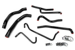 HPS Performance High Temp Reinforced Silicone Radiator and Heater Coolant Hose Kit Black 57-1330-BLK