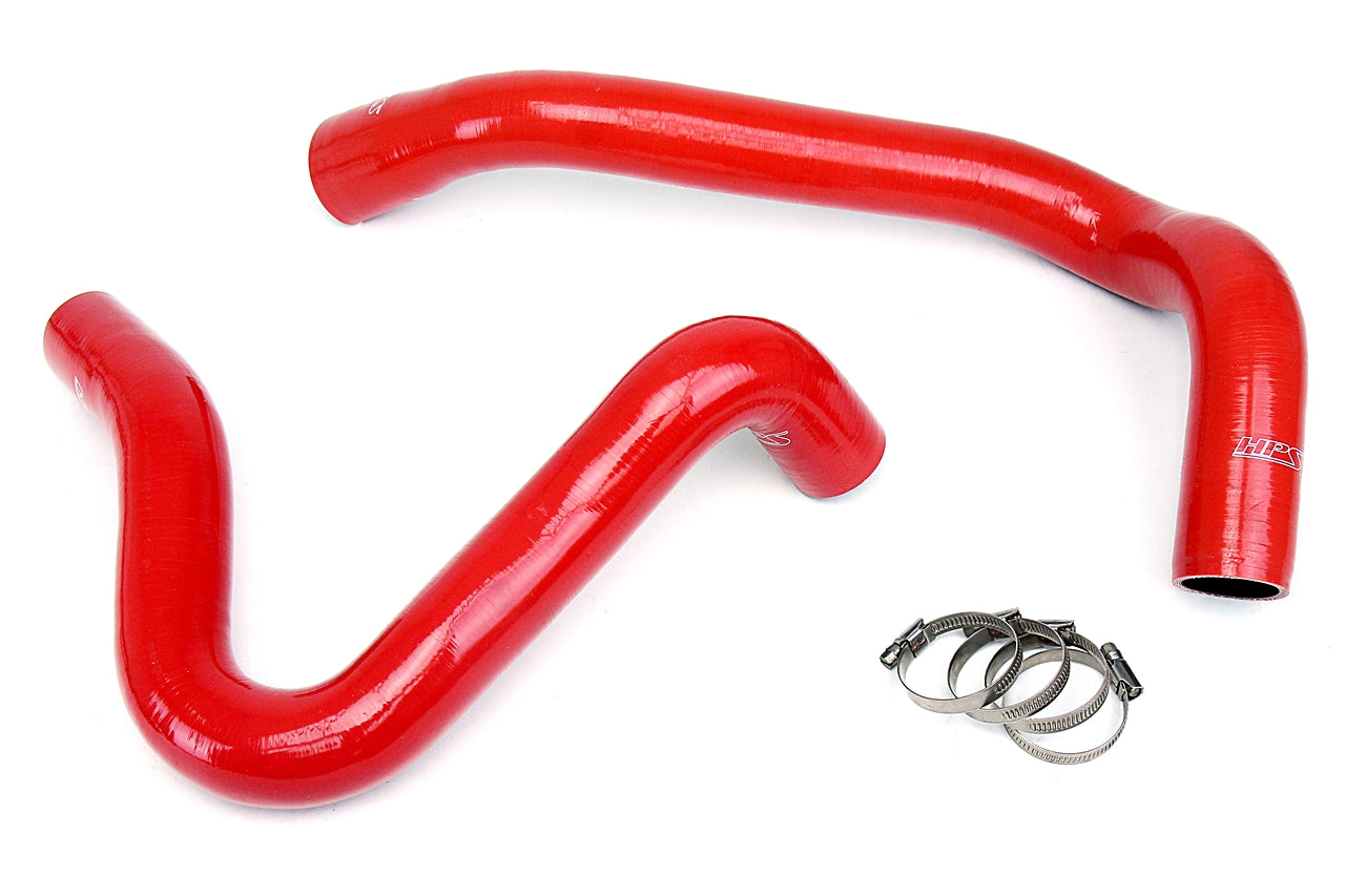 HPS Performance High Temp Reinforced Silicone Radiator Coolant Hose Kit Red 57-1331-RED