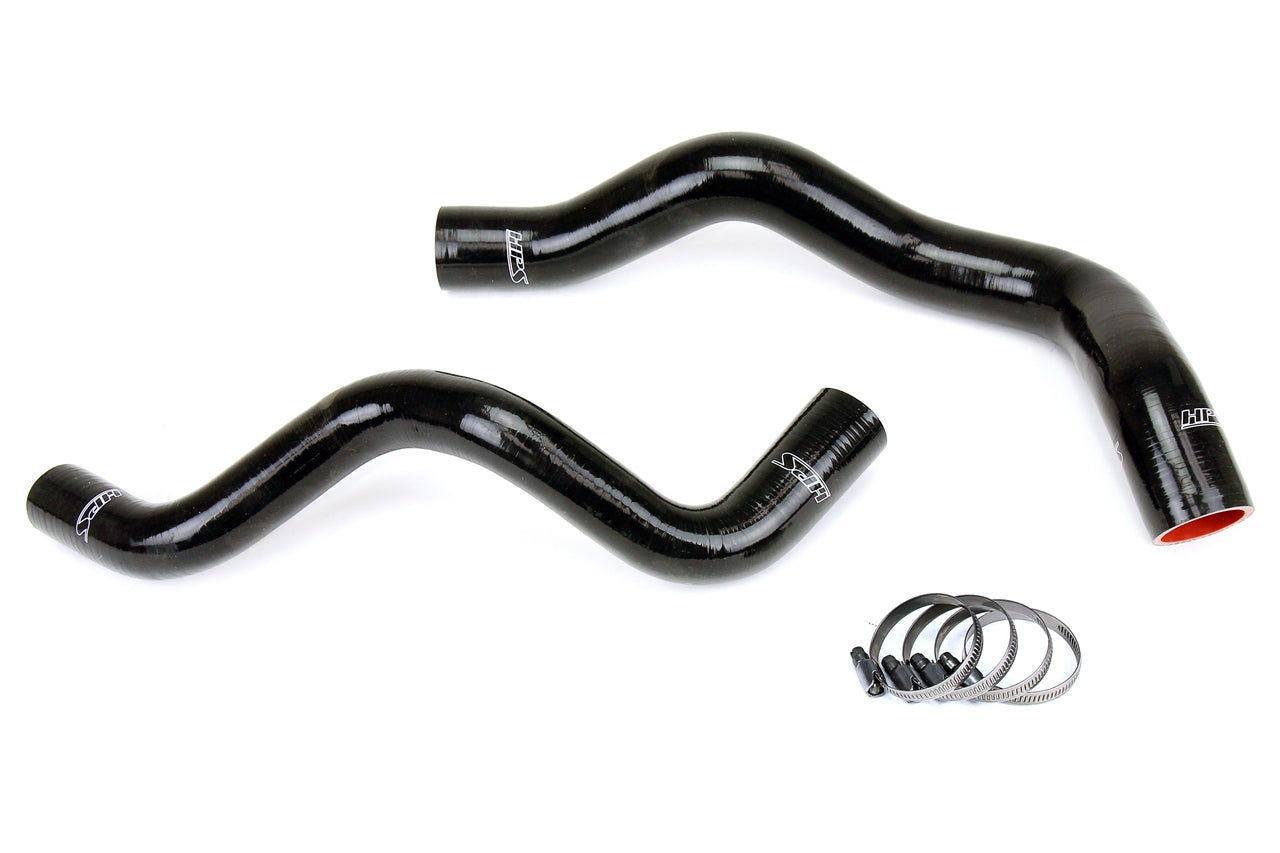 HPS Performance High Temp Reinforced Silicone Radiator Coolant Hose Kit Black 57-1332-BLK