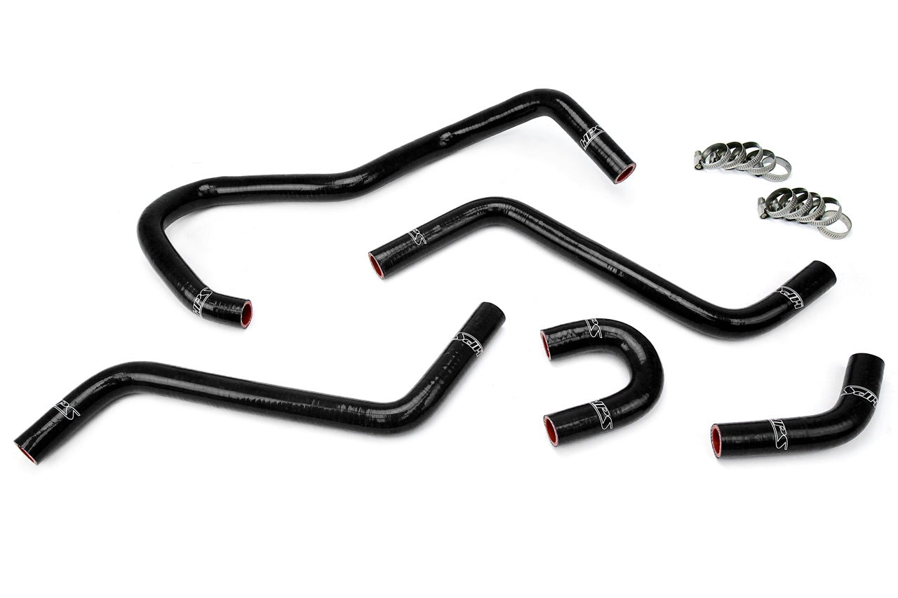 HPS Performance High Temp Reinforced Silicone Radiator Coolant Hose Kit Black 57-1345-BLK