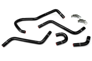 HPS Performance High Temp Reinforced Silicone Radiator Coolant Hose Kit Black 57-1345-BLK