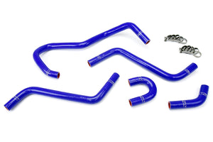 HPS Performance High Temp Reinforced Silicone Radiator Coolant Hose Kit Blue 57-1345-BLUE