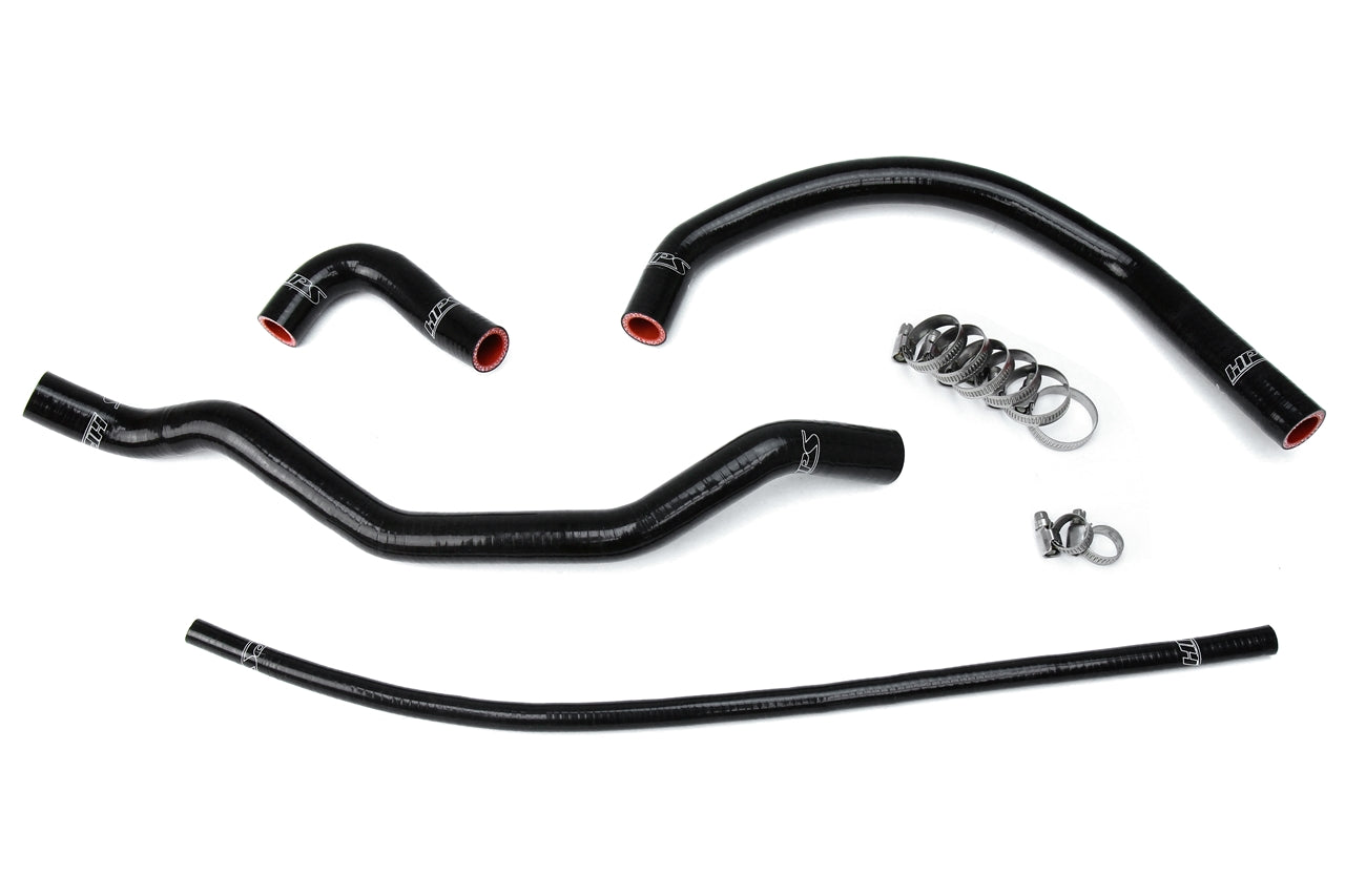 HPS Performance High Temp Reinforced Silicone Radiator Coolant Hose Kit Black 57-1348-BLK