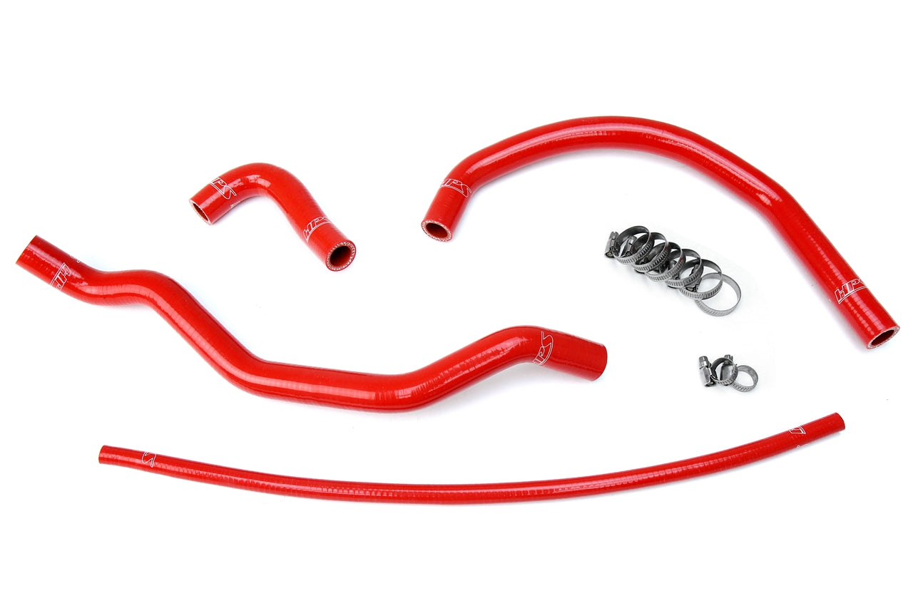HPS Performance High Temp Reinforced Silicone Radiator Coolant Hose Kit Red 57-1348-RED