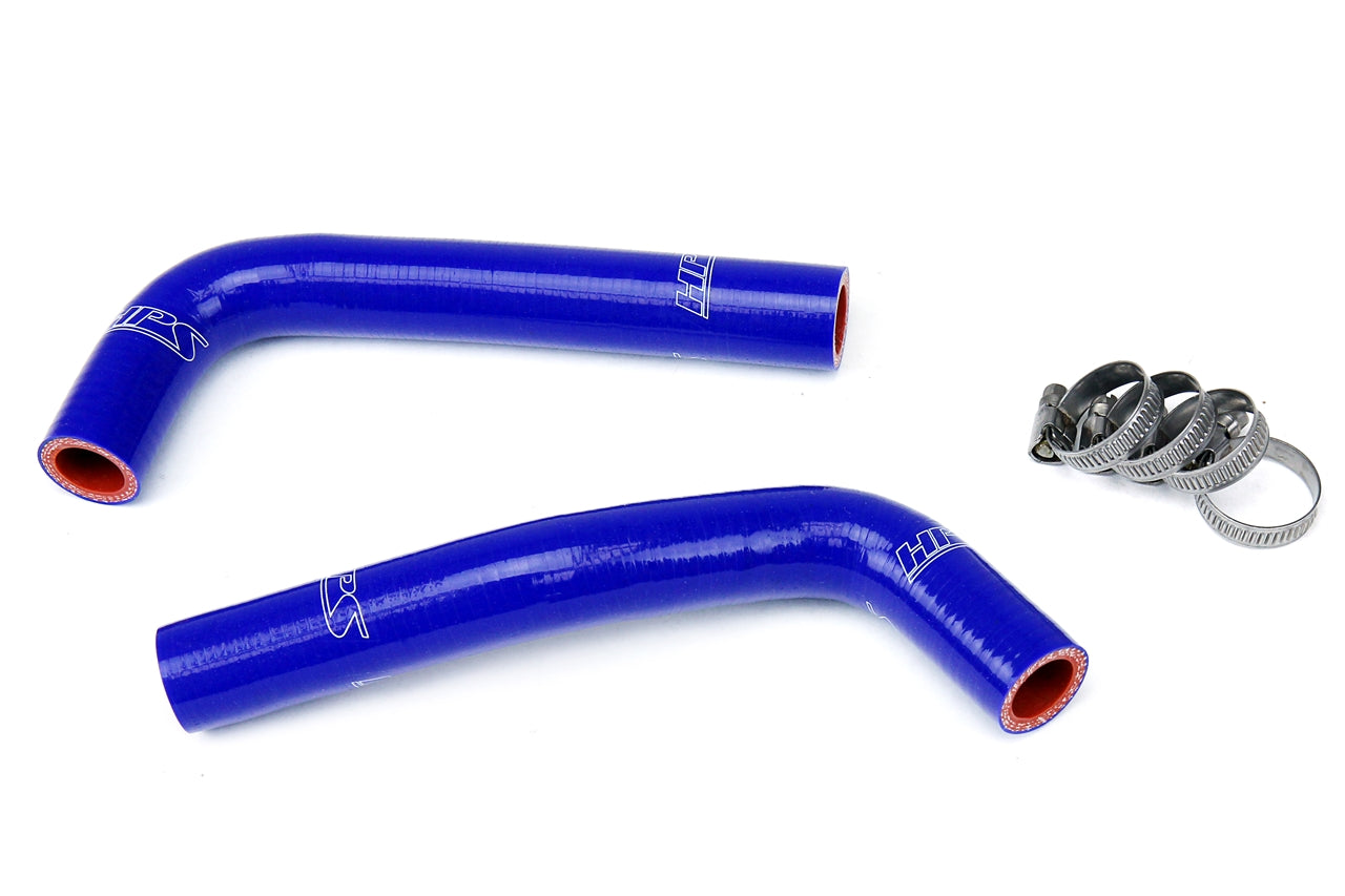 HPS Performance High Temp Reinforced Silicone Radiator Coolant Hose Kit Blue 57-1352-BLUE