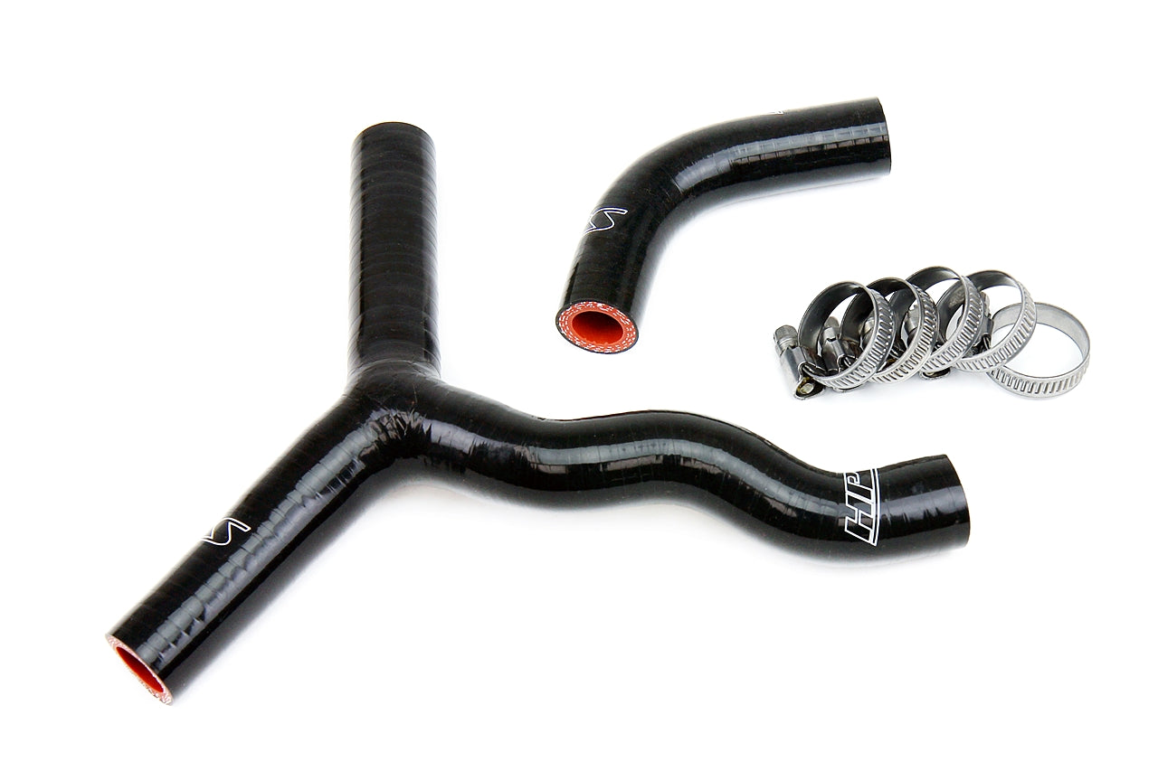 HPS Performance High Temp Reinforced Silicone Radiator Coolant Hose Kit Black 57-1358-BLK