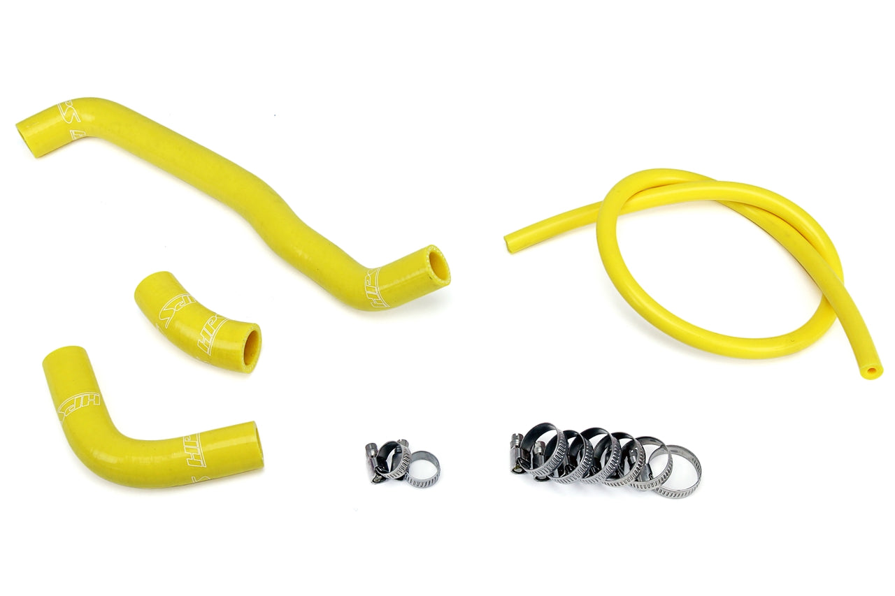 HPS Performance High Temp Reinforced Silicone Radiator Coolant Hose Kit Yellow 57-1359-YLW