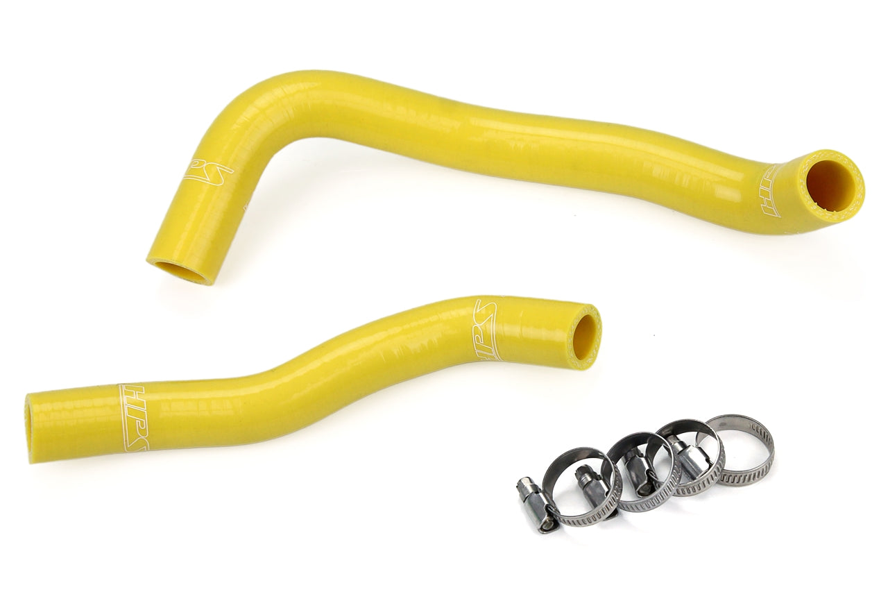 HPS Performance High Temp Reinforced Silicone Radiator Coolant Hose Kit Yellow 57-1360-YLW
