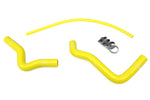 HPS Performance High Temp Reinforced Silicone Radiator Coolant Hose Kit Yellow 57-1362-YLW