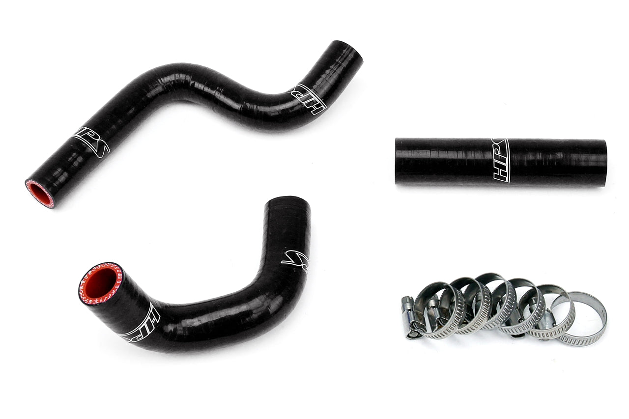 HPS Performance High Temp Reinforced Silicone Radiator Coolant Hose Kit Black 57-1364-BLK