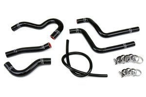 HPS Performance High Temp Reinforced Silicone Radiator Coolant Hose Kit Black 57-1372-BLK