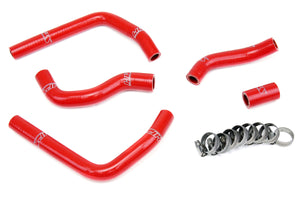 HPS Performance High Temp Reinforced Silicone Radiator Coolant Hose Kit Red 57-1374-RED