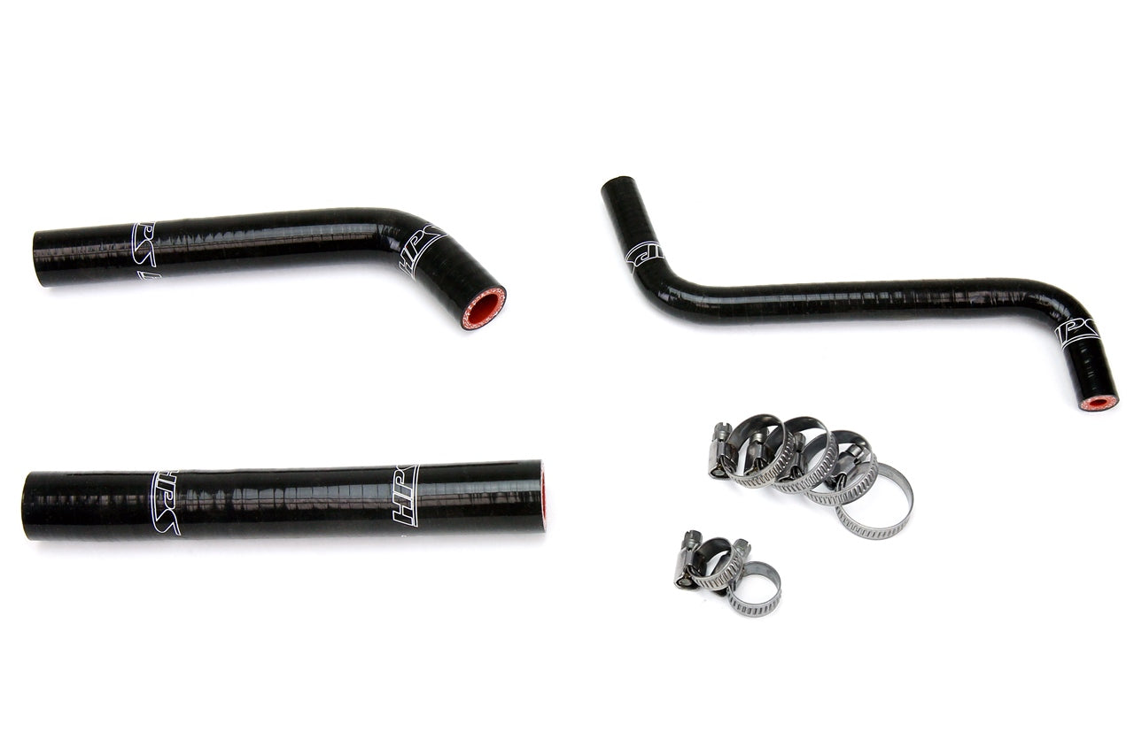 HPS Performance High Temp Reinforced Silicone Radiator Coolant Hose Kit Black 57-1376-BLK