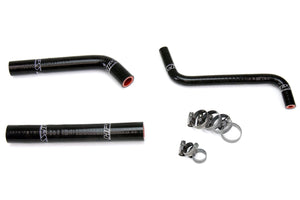 HPS Performance High Temp Reinforced Silicone Radiator Coolant Hose Kit Black 57-1376-BLK
