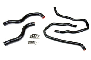 HPS Performance High Temp Reinforced Silicone Radiator and Heater Coolant Hose Kit Black 57-1387-BLK