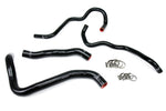 HPS Performance High Temp Reinforced Silicone Radiator and Heater Coolant Hose Kit Black 57-1388-BLK
