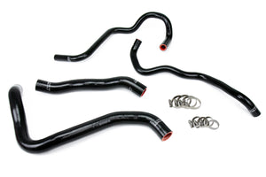 HPS Performance High Temp Reinforced Silicone Radiator and Heater Coolant Hose Kit Black 57-1388-BLK