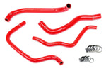 HPS Performance High Temp Reinforced Silicone Radiator and Heater Coolant Hose Kit Red 57-1389-RED