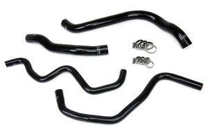 HPS Performance High Temp Reinforced Silicone Radiator and Heater Coolant Hose Kit Black 57-1390-BLK
