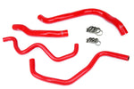 HPS Performance High Temp Reinforced Silicone Radiator and Heater Coolant Hose Kit Red 57-1390-RED