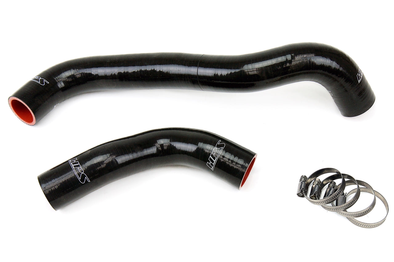 HPS Performance High Temp Reinforced Silicone Radiator Coolant Hose Kit Black 57-1395-BLK