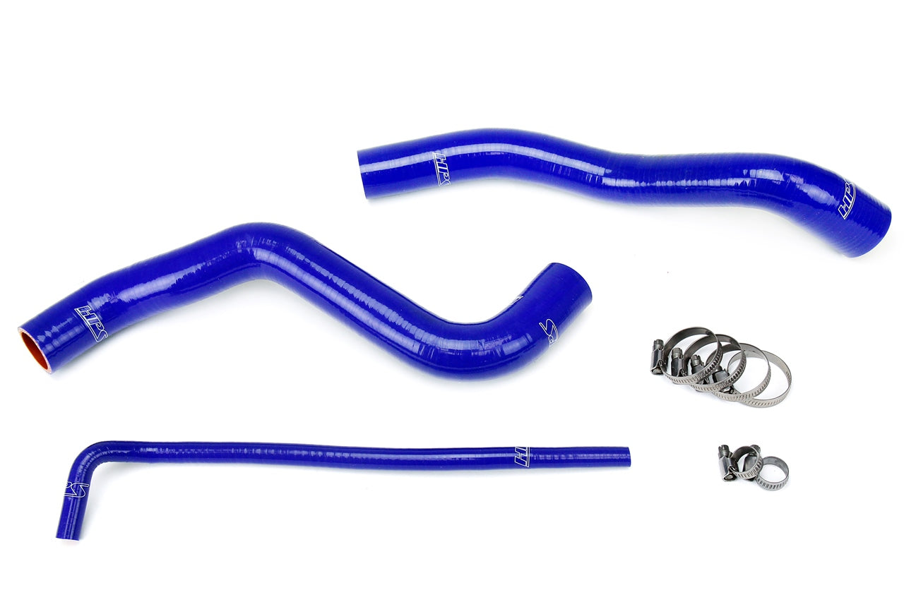 HPS Performance High Temp Reinforced Silicone Radiator Coolant Hose Kit Blue 57-1399-BLUE