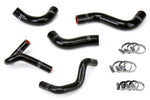 HPS Performance High Temp Reinforced Silicone Radiator and Heater Coolant Hose Kit Black 57-1411-BLK
