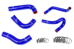 HPS Performance High Temp Reinforced Silicone Radiator and Heater Coolant Hose Kit Blue 57-1412-BLUE