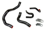 HPS Performance High Temp Reinforced Silicone Radiator and Heater Coolant Hose Kit Black 57-1413-BLK