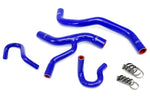 HPS Performance High Temp Reinforced Silicone Radiator and Heater Coolant Hose Kit Blue 57-1416-BLUE