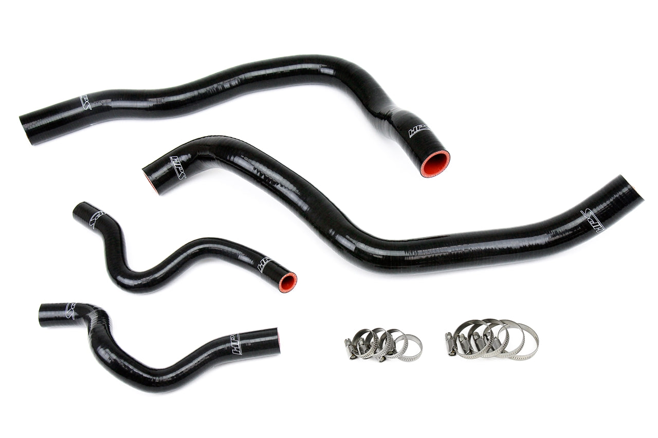 HPS Performance High Temp Reinforced Silicone Radiator Coolant Hose Kit Black 57-1417-BLK