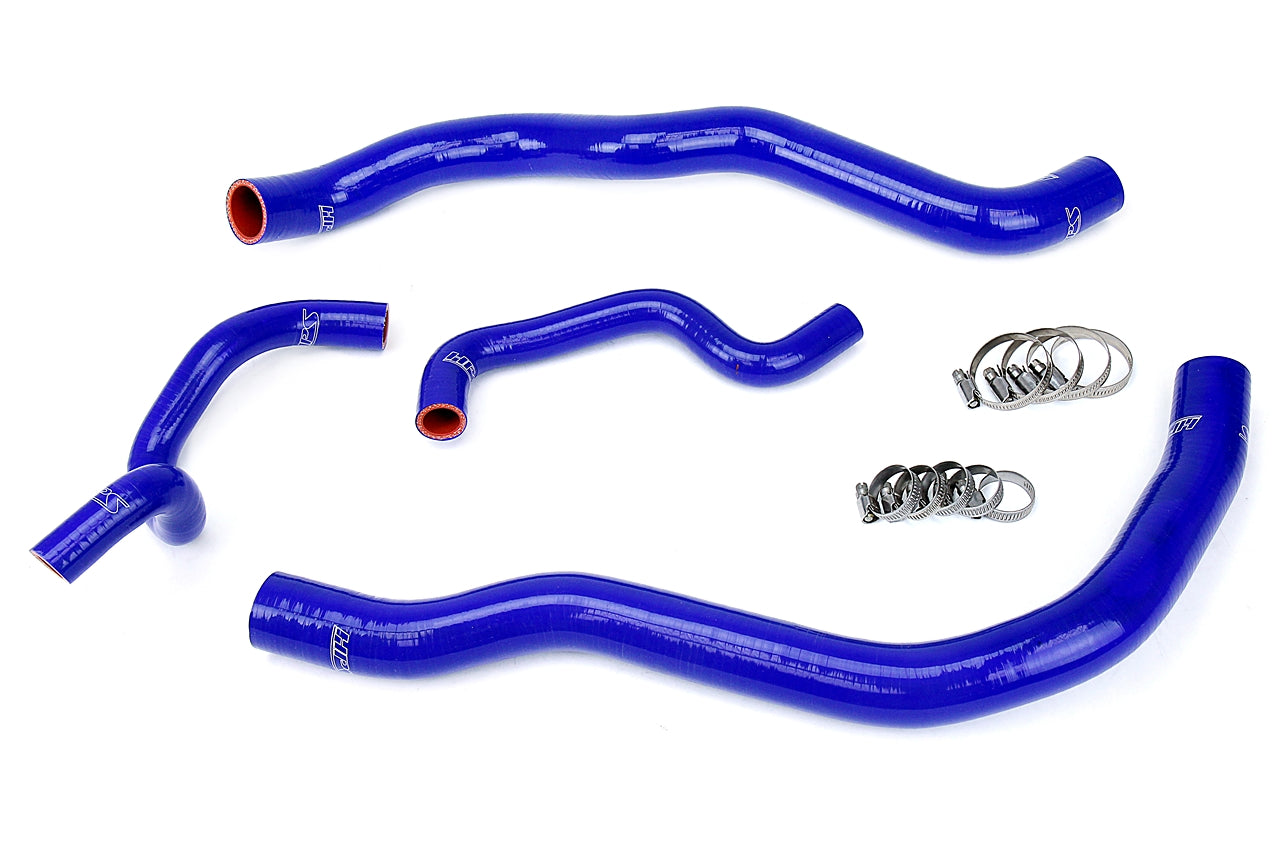 HPS Performance High Temp Reinforced Silicone Radiator Coolant Hose Kit Blue 57-1418-BLUE