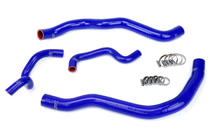 HPS Performance High Temp Reinforced Silicone Radiator Coolant Hose Kit Blue 57-1418-BLUE