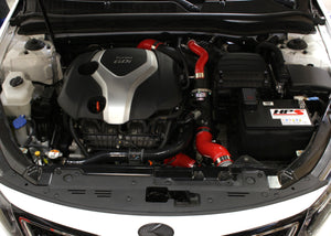 HPS Performance High Temp Reinforced Silicone Intercooler Hose Boots Kit, Red, 57-1420-RED