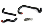 HPS Performance High Temp Reinforced Silicone Heater Coolant Hose Kit Black 57-1421-BLK