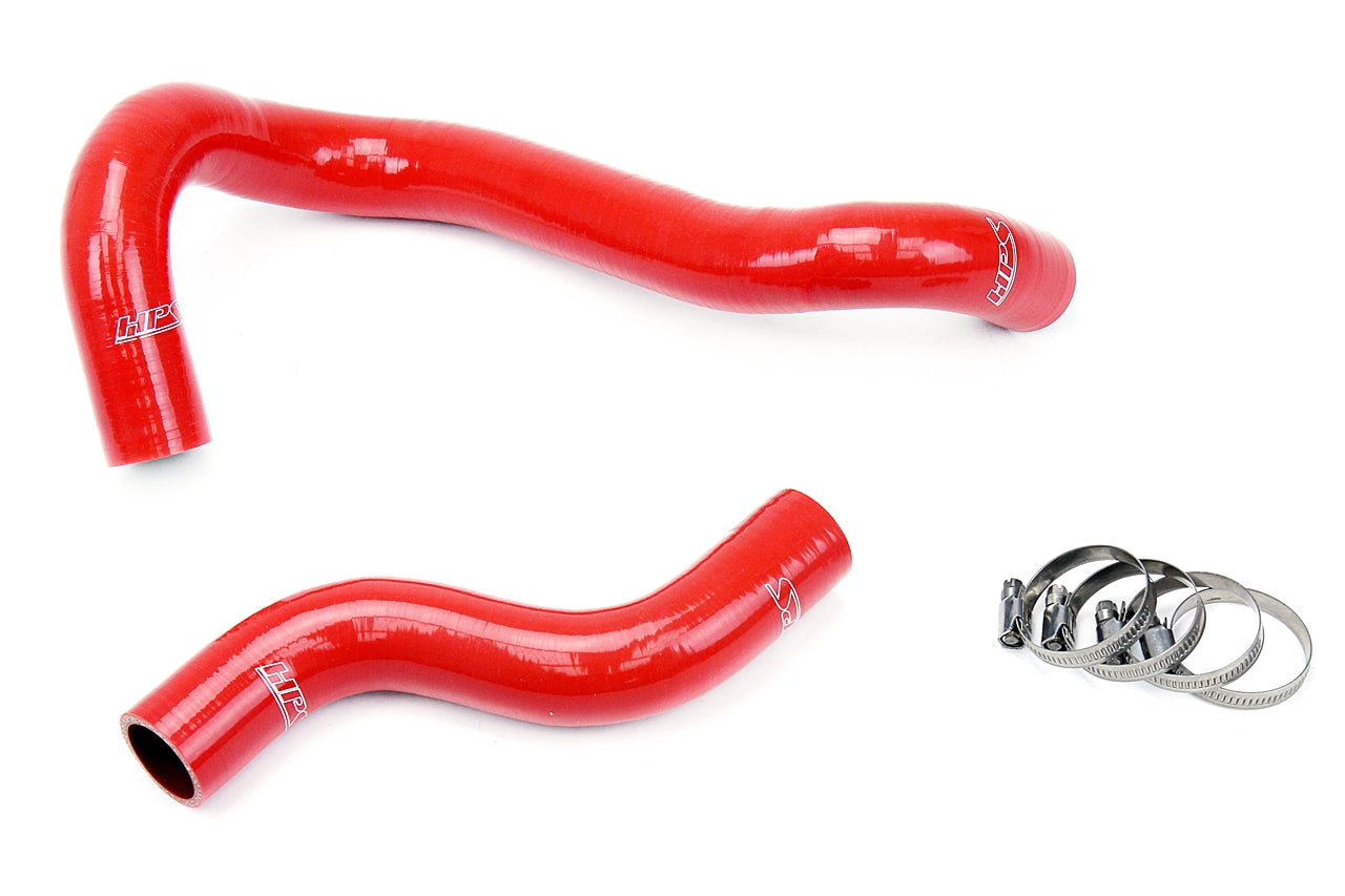 HPS Performance High Temp Reinforced Silicone Radiator Coolant Hose Kit Red 57-1451-RED