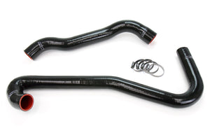 HPS Performance High Temp Reinforced Silicone Radiator Coolant Hose Kit Black 57-1453-BLK