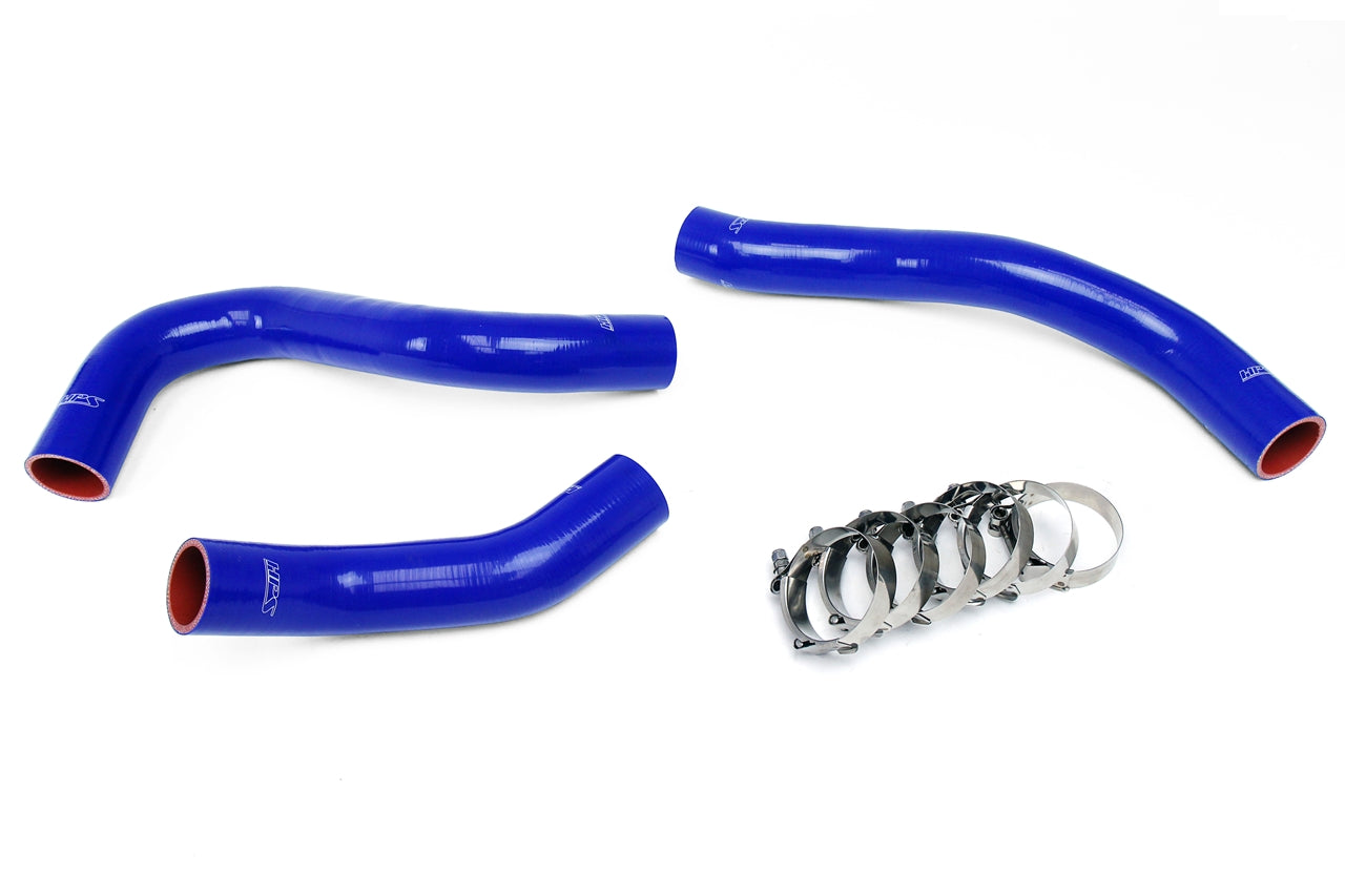 HPS Performance High Temp Reinforced Silicone Radiator Coolant Hose Kit Blue 57-1457-BLUE