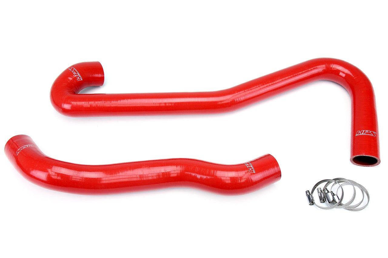 HPS Performance High Temp Reinforced Silicone Radiator Coolant Hose Kit Red 57-1460-RED