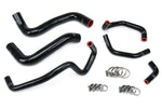 HPS Performance High Temp Reinforced Silicone Radiator and Heater Coolant Hose Kit Black 57-1467-BLK