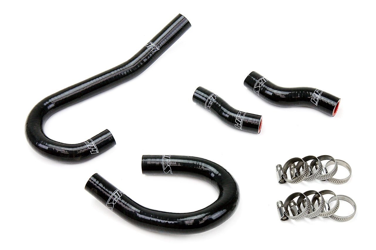 HPS Performance High Temp Reinforced Silicone Heater Coolant Hose Kit Black 57-1473-BLK