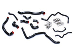 HPS Performance High Temp Reinforced Silicone Radiator and Ancillary Coolant Hose Kit Black 57-1476-BLK