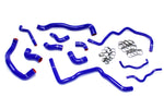 HPS Performance High Temp Reinforced Silicone Radiator and Ancillary Coolant Hose Kit Blue 57-1476-BLUE