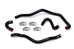 HPS Performance High Temp Reinforced Silicone Heater Coolant Hose Kit Black 57-1487-BLK