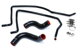 HPS Performance High Temp Reinforced Silicone Radiator and Heater Coolant Hose Kit Black 57-1498-BLK