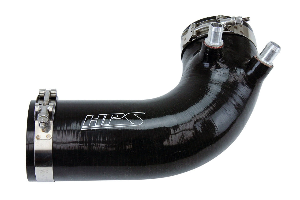 HPS Performance High Temp Reinforced Silicone Air Intake Hose Kit Black 57-1499-BLK