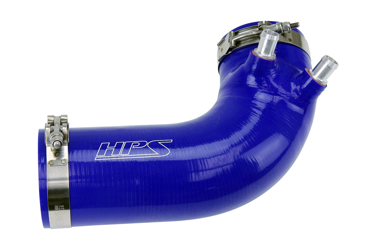 HPS Performance High Temp Reinforced Silicone Air Intake Hose Kit Blue 57-1499-BLUE