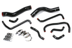 HPS Performance High Temp Reinforced Silicone Radiator and Heater Coolant Hose Kit Black 57-1503-BLK