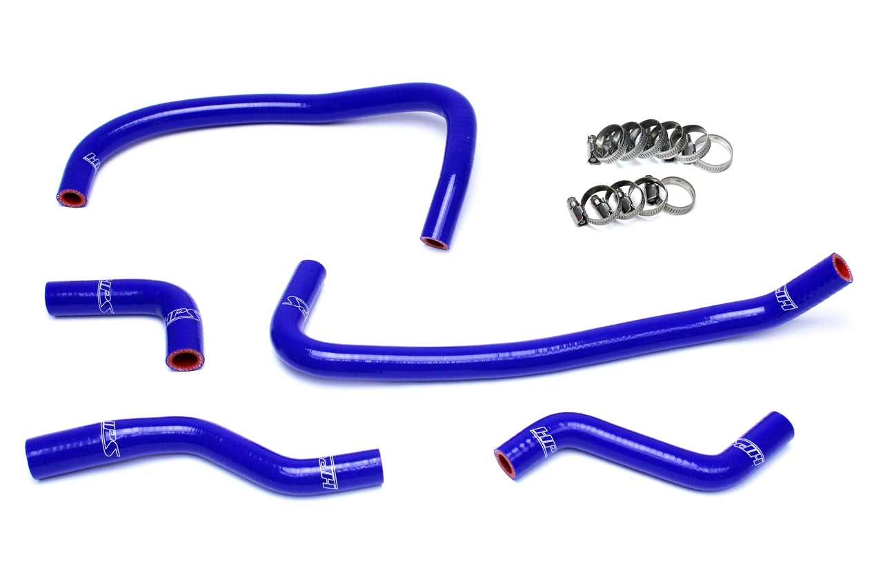 HPS Performance High Temp Reinforced Silicone Heater Coolant Hose Kit Blue 57-1503H-BLUE