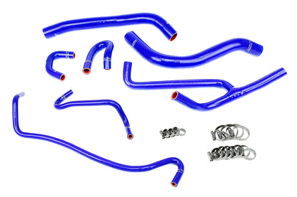 HPS Performance High Temp Reinforced Silicone Radiator and Heater Coolant Hose Kit Blue 57-1506-BLUE